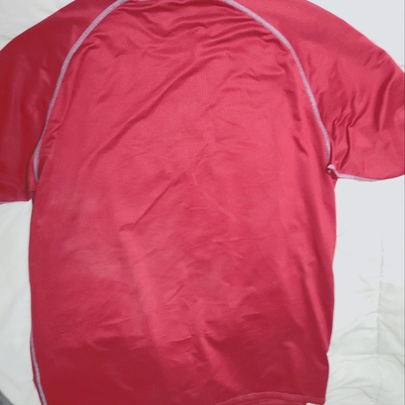 Maroon Nike Sport Tech T-Shirt - Picture 3 of 3